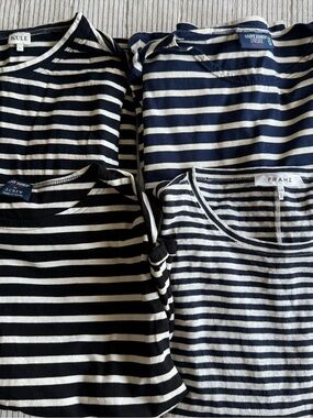 Bundle items! 4 striped shirts Kule, Saint James and Frame!